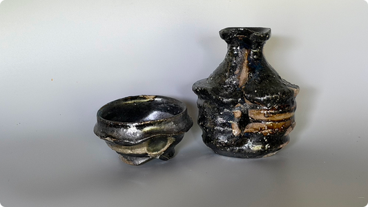 作家　藤原章｜窯から引き出して、備前を黒くする