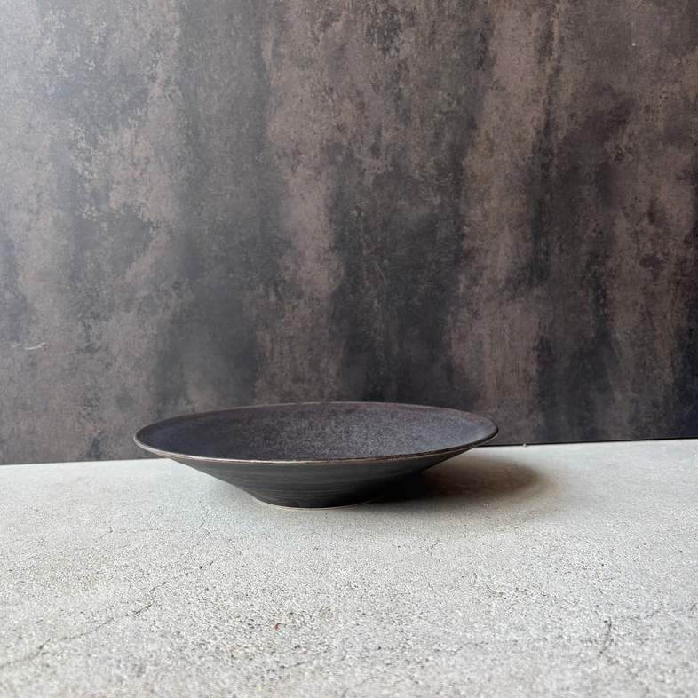 Handmade Okinawa ware bowl, one of a kind