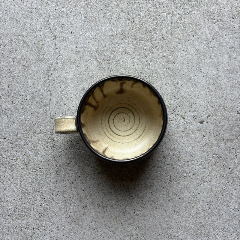 Handmade Kasama ware mug, one of a kind