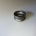 Black sake cup from Bizen, handmade in Japan