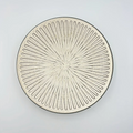 Hana Shinogi Large Plate, White