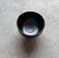 Black bowl from Okinawa, handmade in Japan