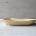 Iron oxide glaze, octagonal deep bowl, large