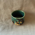 Blue teacup from Miyazaki, handmade in Japan
