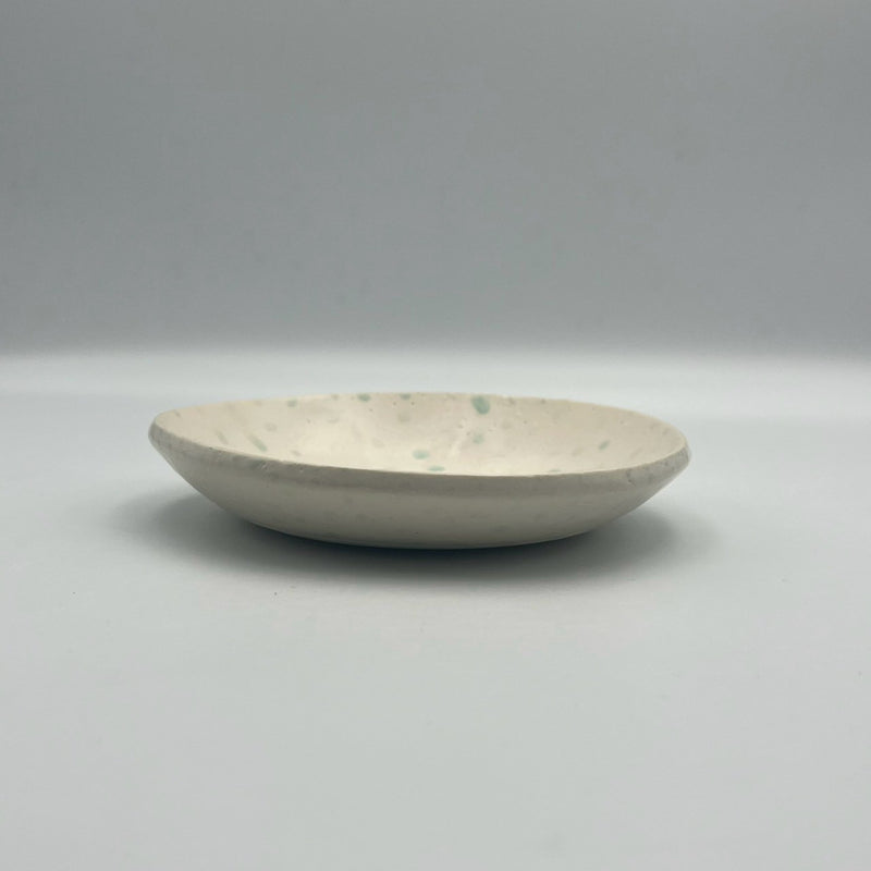 Handmade Gifu ware plate, one of a kind