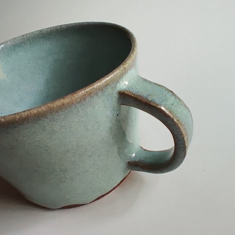 Large Mug with Pine Ash Glaze