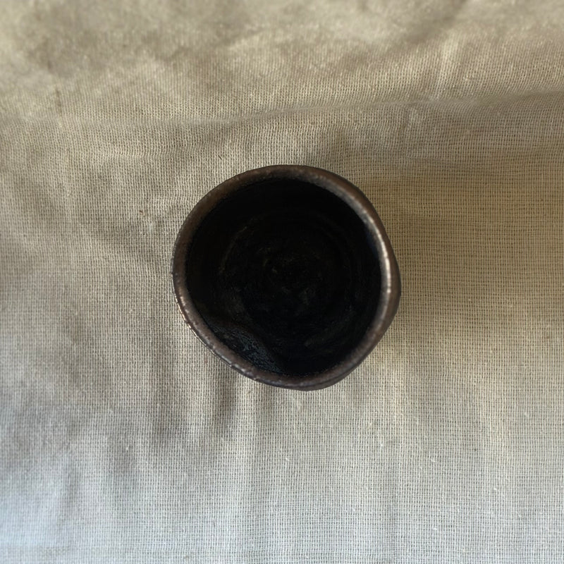 Handmade Miyazaki ware teacup, one of a kind