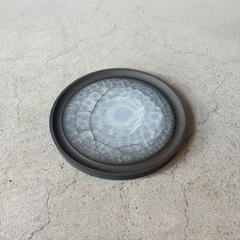 White plate from Odawara, handmade in Japan