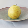 Red Enamel Rim Plate, Large