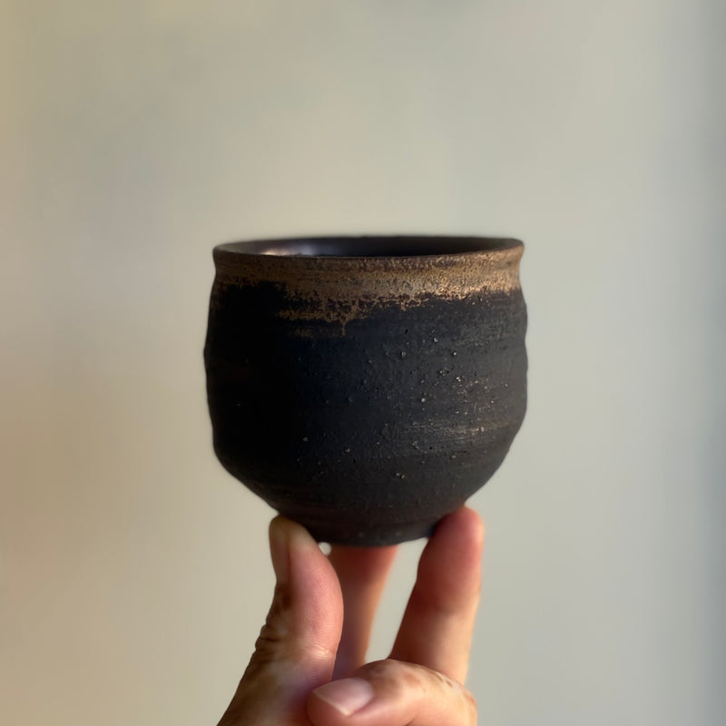 Miyazaki ware teacup made by hand in Miyazaki, Japan