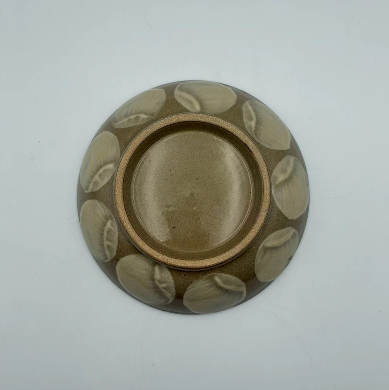 Okinawa ware bowl made by hand in Okinawa, Japan