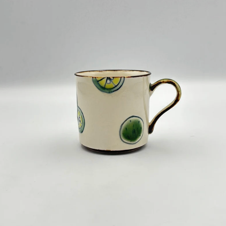 Okinawa ware mug made by hand in Okinawa, Japan
