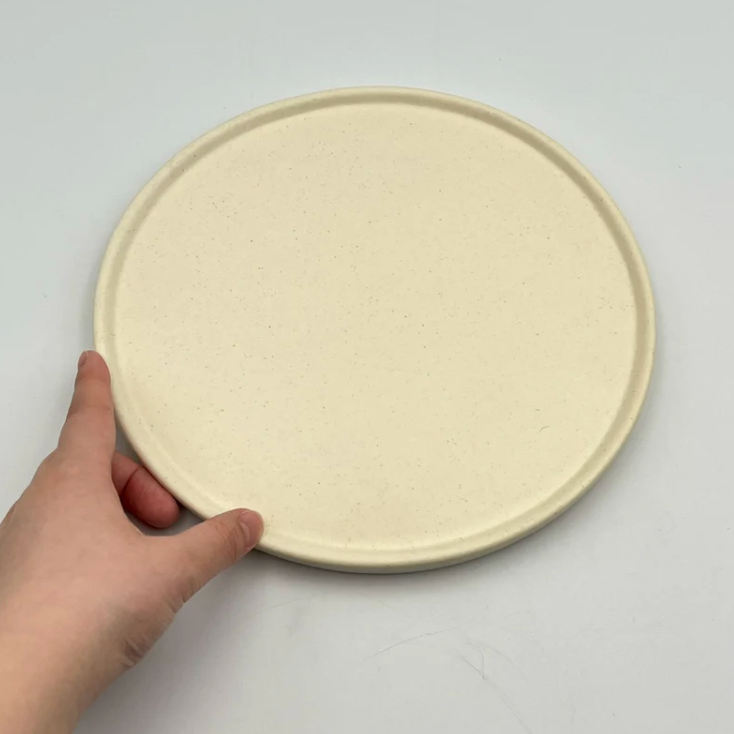 nagi plate matte white