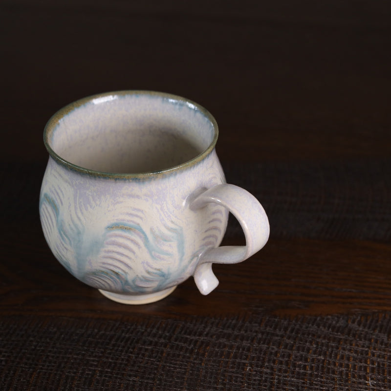 Kyoto ware mug made by hand in Kyoto, Japan