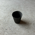 Hiromu Tobimatsu shave cup SS guinomi charcoal black