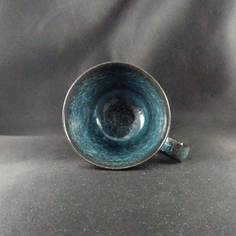 Handmade Kyoto ware mug, one of a kind