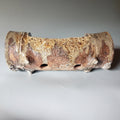 Hikidashi-guro Bamboo Plate — Bizen Ware, shipped worldwide from Kyoto
