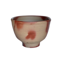 藤原啓　作　備前緋襷茶盌
