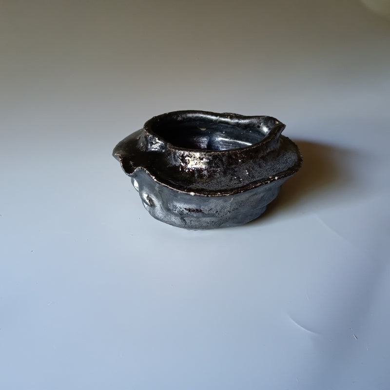 Bizen ware sake cup made by hand in Bizen, Japan
