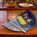 Seto ware plate made by hand in Seto, Japan