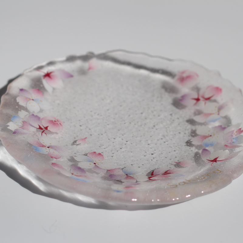桜硝子皿　Circle of Sakura