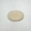 Oval Plate M, White No.1 — Okinawa, shipped worldwide from Kyoto