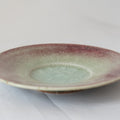 Red Enamel Rim Plate, Medium