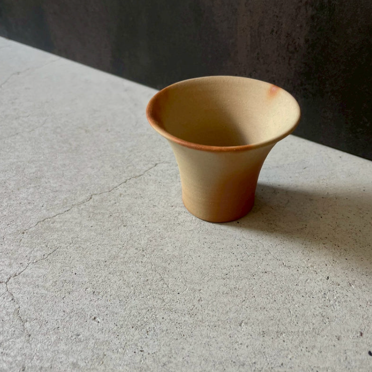 Guinomi (sake cup) with Hidasuki (red-striped) pattern