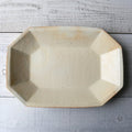Iron oxide glaze, octagonal deep bowl, large
