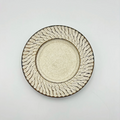 Shinogi Rim Plate 4 sun White