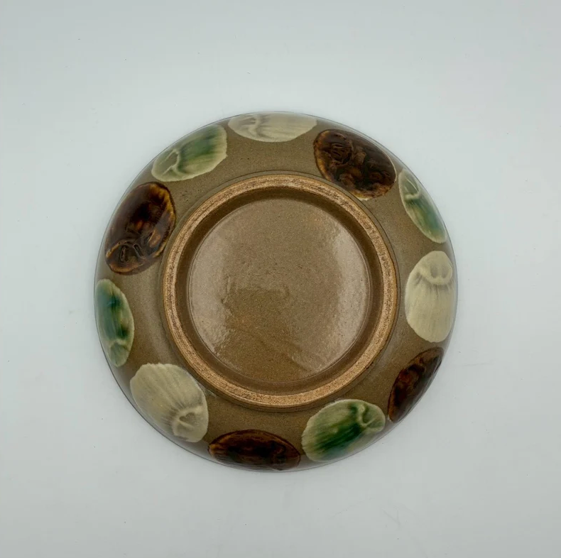 Okinawa ware bowl made by hand in Okinawa, Japan