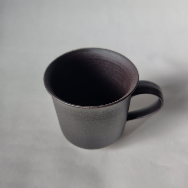 黒釉マグカップ