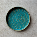 Shallow Bowl, Straight Sides, 6-inch, Blue