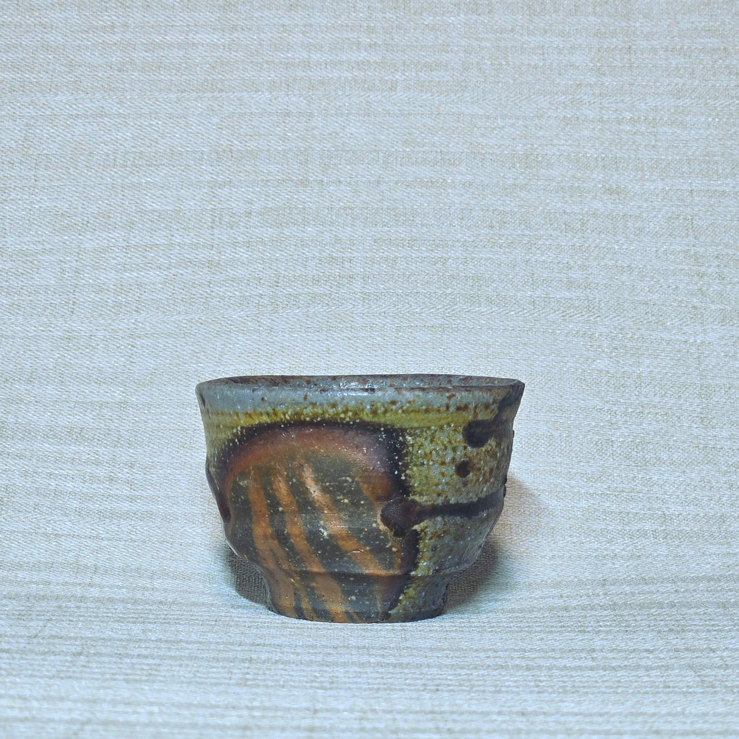 備前窯変酒呑 桐箱付き｜竹﨑典泰 備前焼のぐい呑 – Kyoto nokaze Global