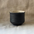 Black & White Tumbler No.1. Handmade Miyazaki ware from Japan.