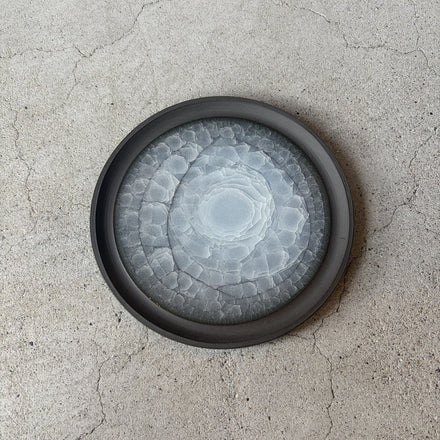 White Porcelain Plate No.9. Handmade Odawara ware from Japan.