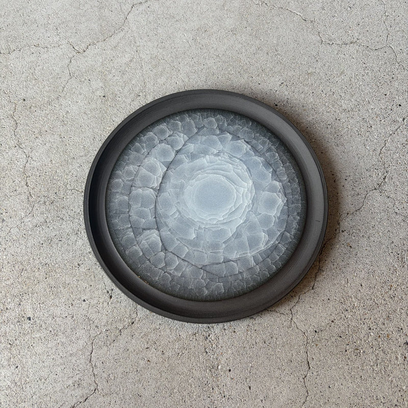 White Porcelain Plate No.9. Handmade Odawara ware from Japan.