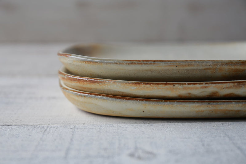Rough Iron Wire Bread Plate Large