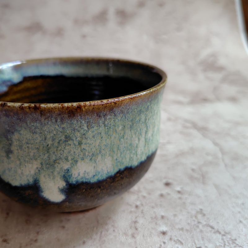 Teabowls with Oniban Glaze and Kunofu Glaze