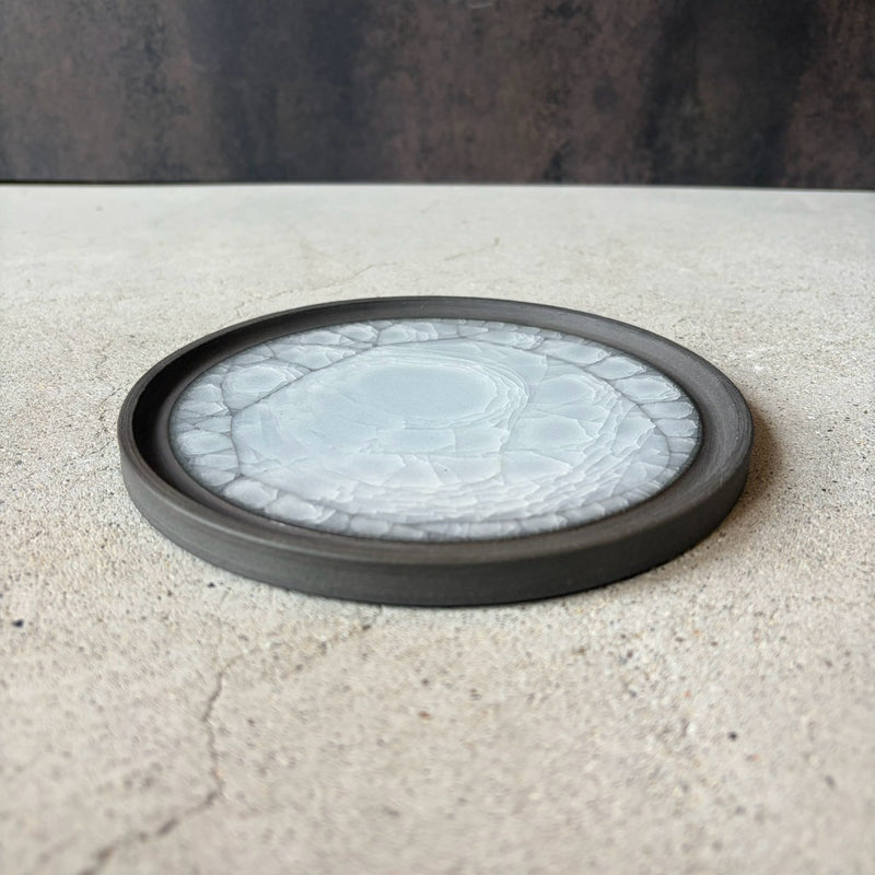Handmade Odawara ware plate, one of a kind
