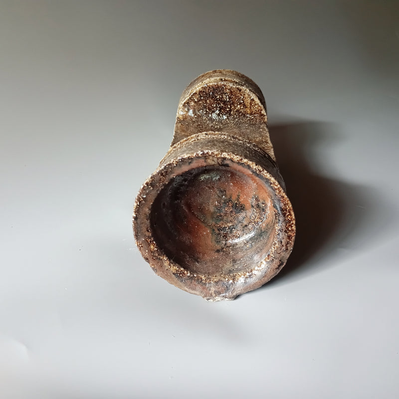 Bizen ware plate made by hand in Bizen, Japan