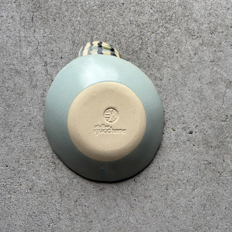 Joined Bowl, Watermelon — Okinawa, shipped worldwide from Kyoto