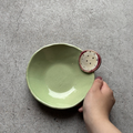Okinawa ware bowl made by hand in Okinawa, Japan