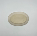 Oval Plate M, White No.2 — Okinawa, shipped worldwide from Kyoto