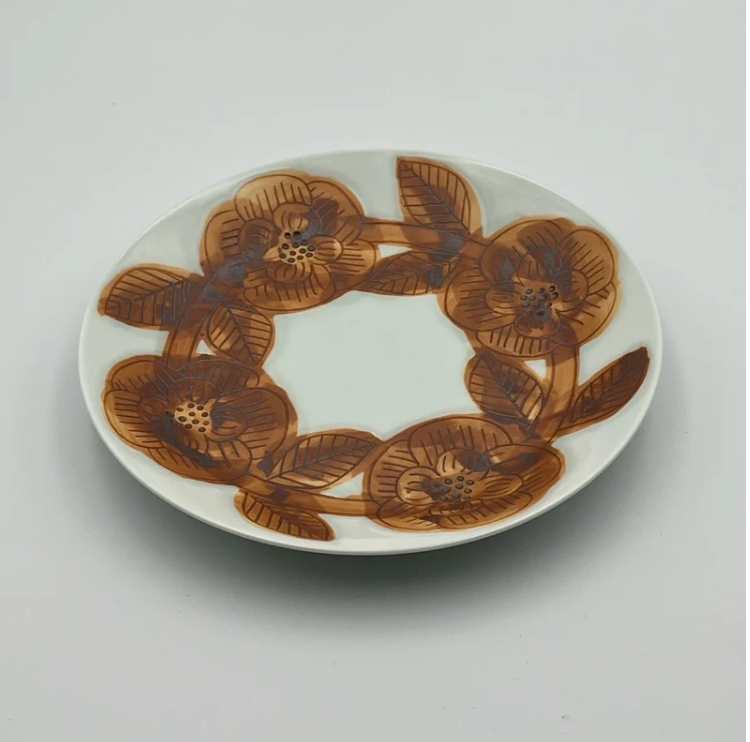 Bread plate - flower