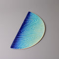 Blue plate from Seto, handmade in Japan