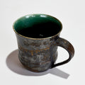 Black mug from Kyoto, handmade in Japan