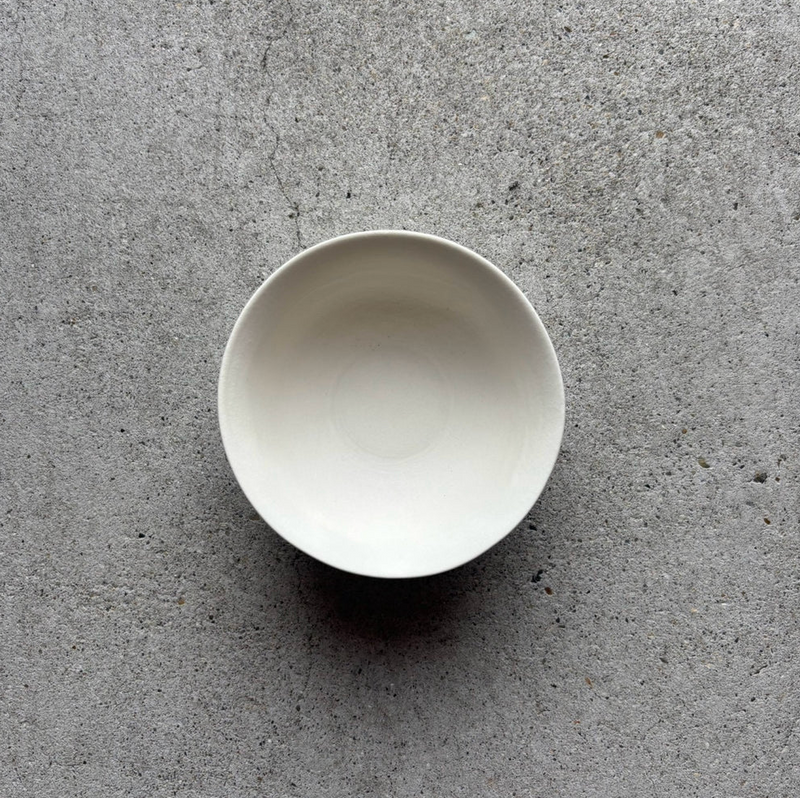 Hiromu Tobimatsu Tea Bowl, White