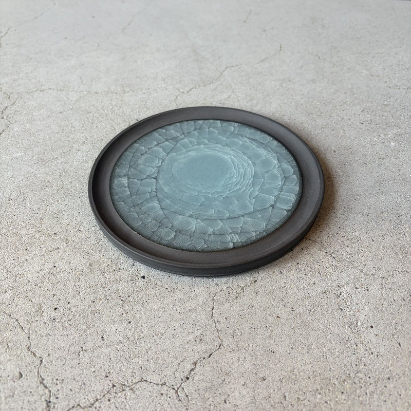 Blue plate from Odawara, handmade in Japan