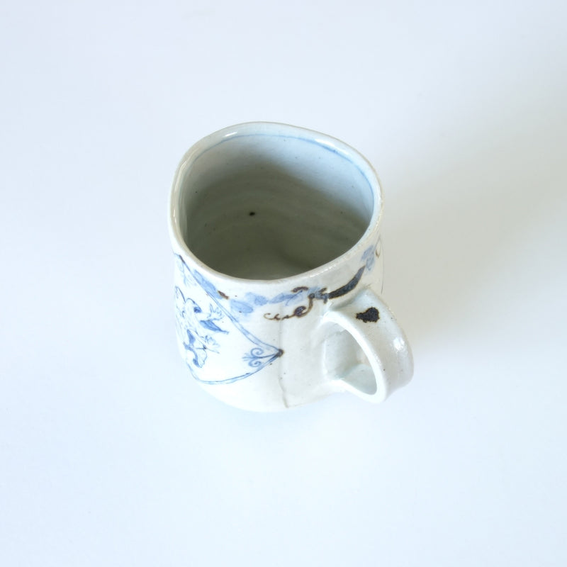 Dancing Figure Mug, shipped worldwide from Kyoto